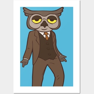 Mr Owl Posters and Art